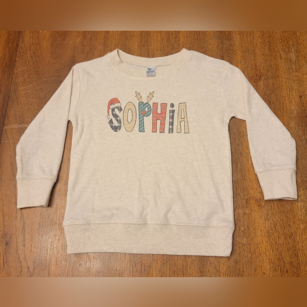 Laughing Giraffe "Sophia" Long Sleeve Tshirt - Size 4T